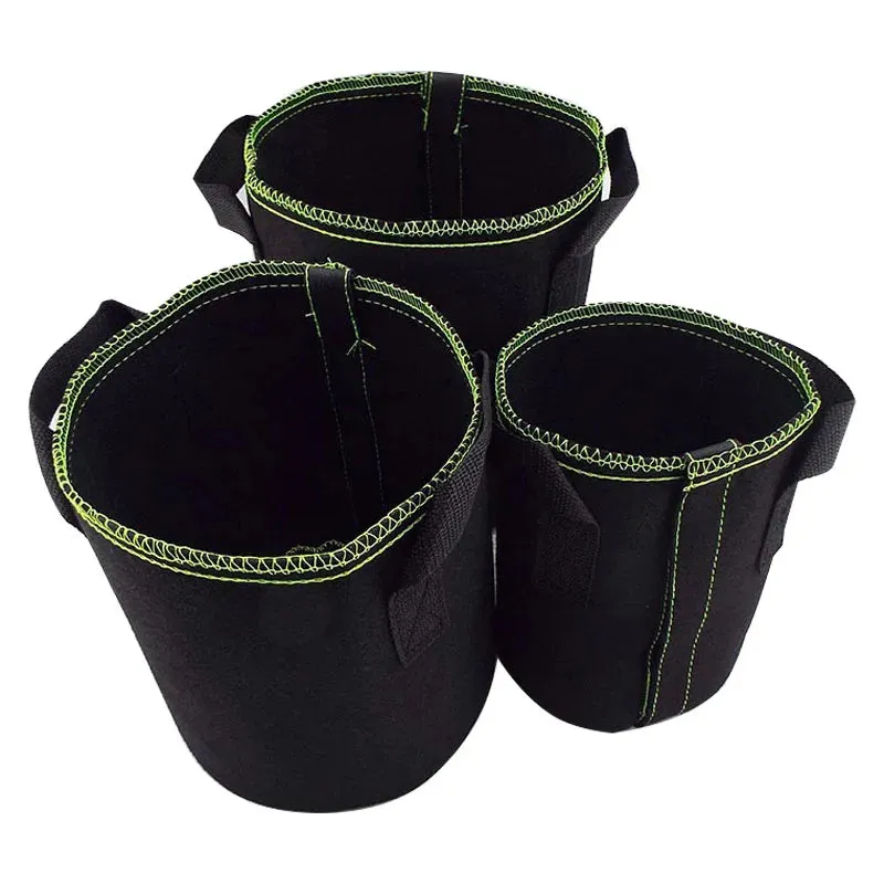1 2 3 gallon Plant starter Grow Bags seed Nursery pots Veg flower Transplant planting Self-Adhesion Fabric Garden Cultivation a1