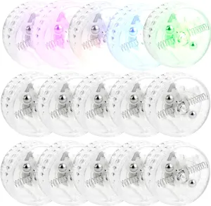 15 Pcs Light up Yo Yo Ball Clear LED Responsive Ball Plastic Responsive Bearing Ball for Beginner Level Kids Birthday Christmas Stocking Stuffers