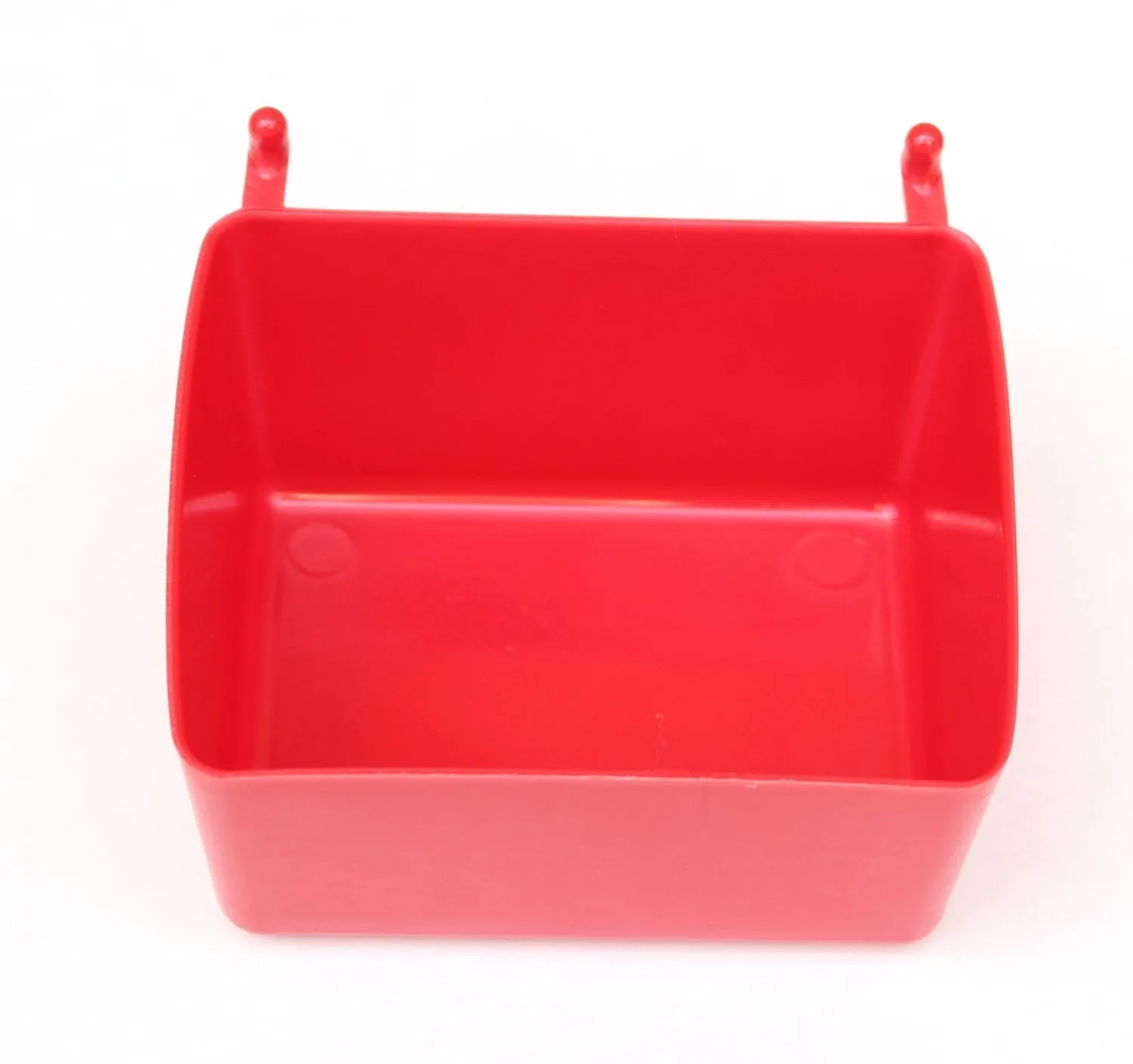 16 Piece Pegboard Plastic Bin and Plastic Tool Holder Kit  (6) Red & (6) Yellow bins Plus (4) Tool holders