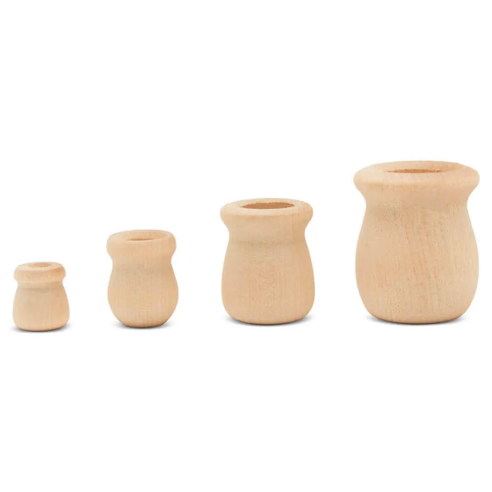 1" Bean Pot Candle Cup