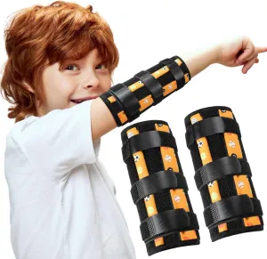 2 Pack Thumb Sucking Stop for Kids Toddlers Nail Biting Treatment Finger Sucking Deterrent Guard Prevention Anti Nose Picking Pediatric Elbow Immobilizer for Boys Girls 2-8 Years (Ball)