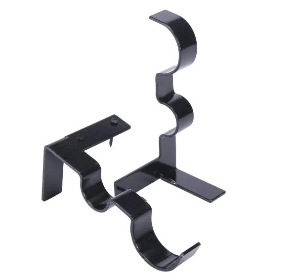 2 X Curtain Rod Bracket Kwik Hang Curtain Rod Holders Tap Right Into Window Frame Curtain Rod Bracket High Quality
