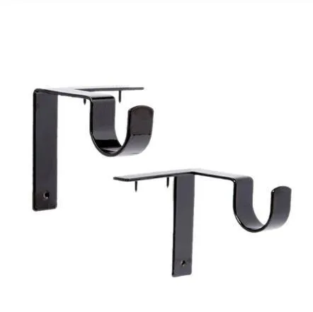 2 X Curtain Rod Bracket Kwik Hang Curtain Rod Holders Tap Right Into Window Frame Curtain Rod Bracket High Quality