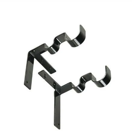 2 X Curtain Rod Bracket Kwik Hang Curtain Rod Holders Tap Right Into Window Frame Curtain Rod Bracket High Quality