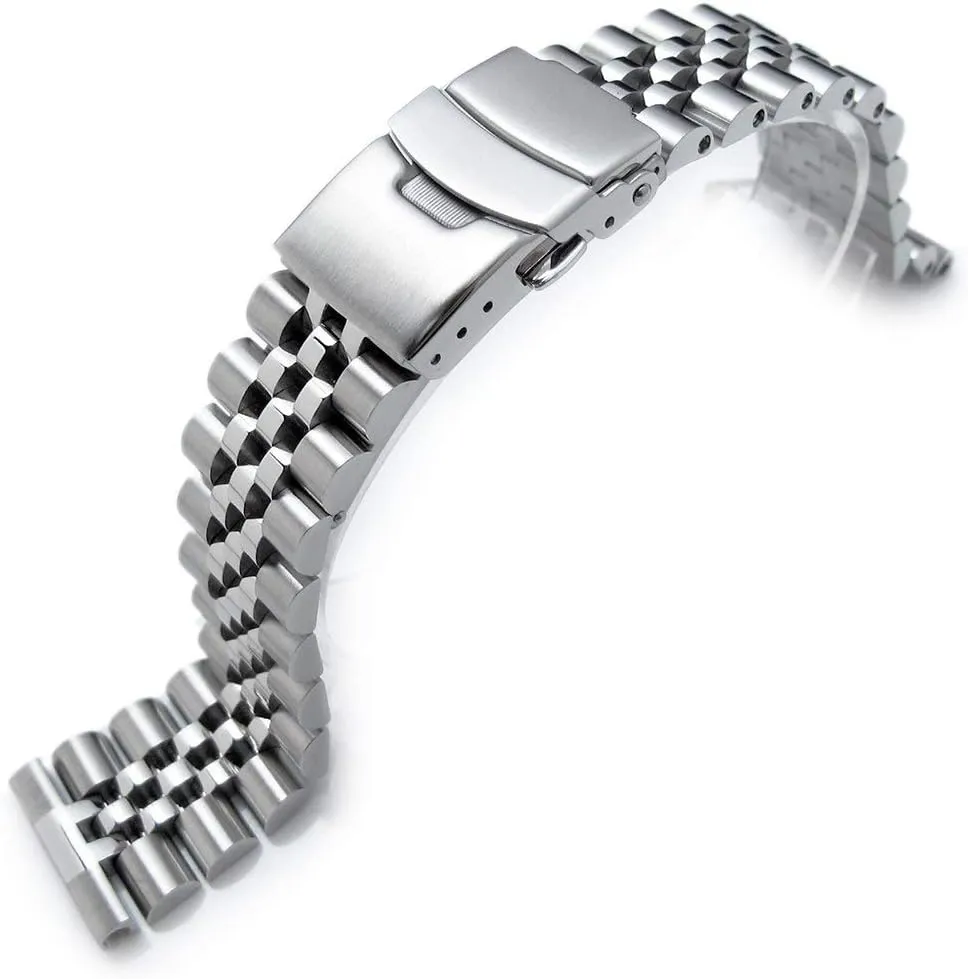 22mm Super-J Louis 316L Stainless Steel Watch Band, straight end universal version