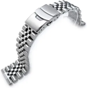 22mm Super-J Louis 316L Stainless Steel Watch Band, straight end universal version