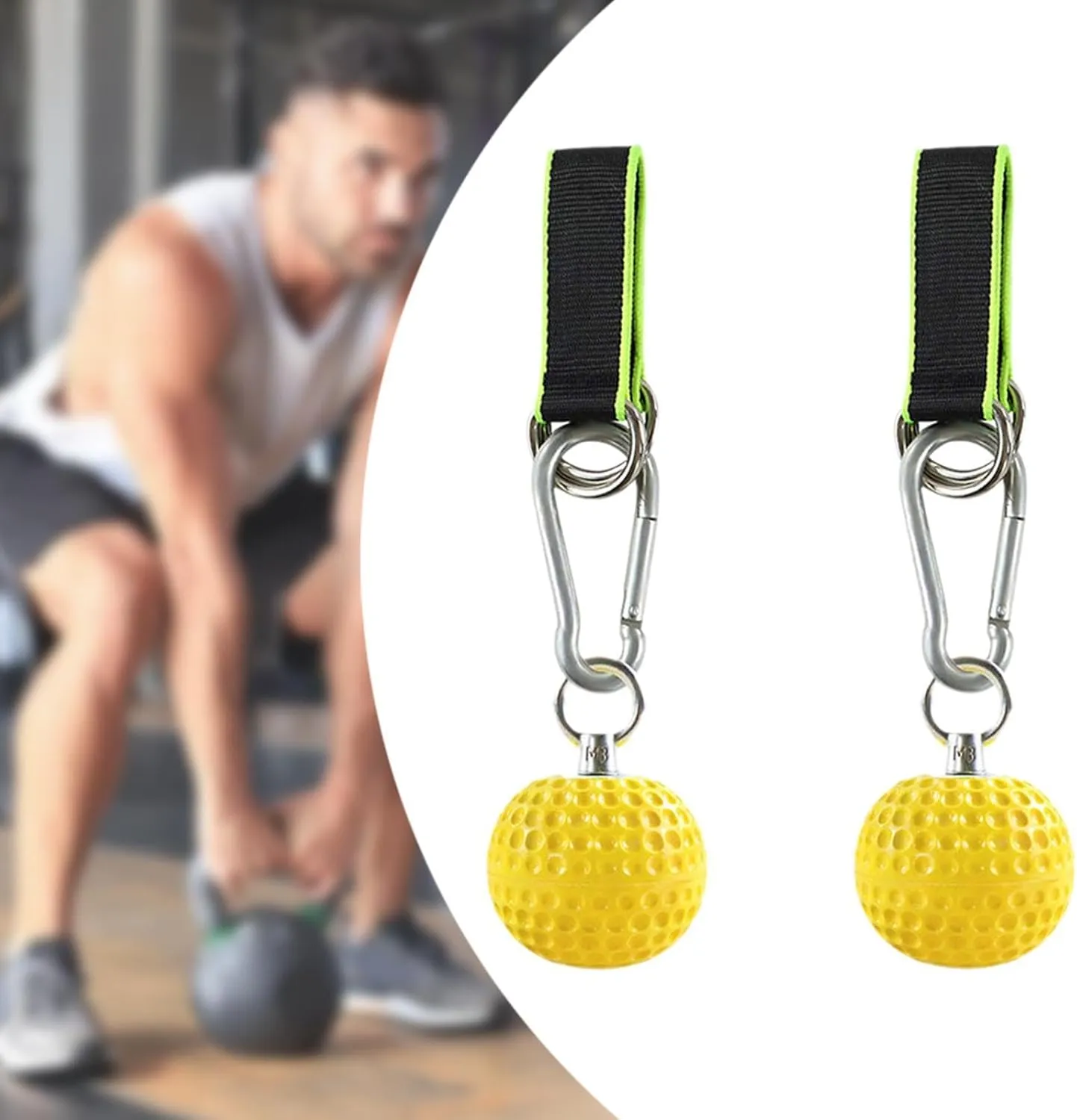 2Pcs Ball Climbing Ball Hold Grips, Climbing Training Tool, Climbing Ball Hold Grip Pull up Ball for Exercise