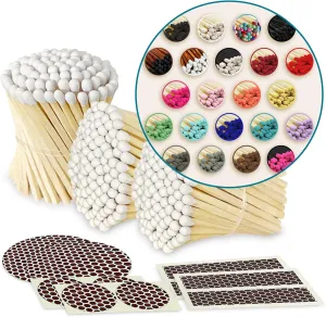 2" Choose Your Colors Safety Matches | Set of 300  Bulk Artisan Matchsticks with Striker Stickers by Thankful Greetings | Select 3 Colors - 100  of Each | Custom for Your Home Decor, Gifts, & Events