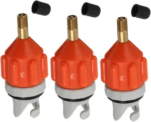3-Piece Paddleboard Inflator Adapter Kit Pump Nozzles Valve Converter for Air Pump