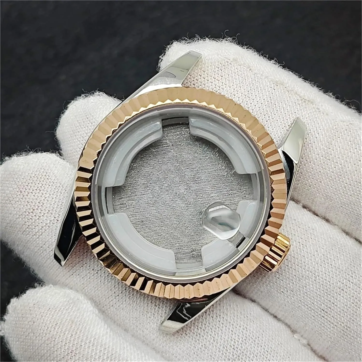 31mm Watch Case Set for Women 24.5mm Dial 17mm Strap and Hands for NH05 for NH06 Movement Mechanical Watch Modification Accessories