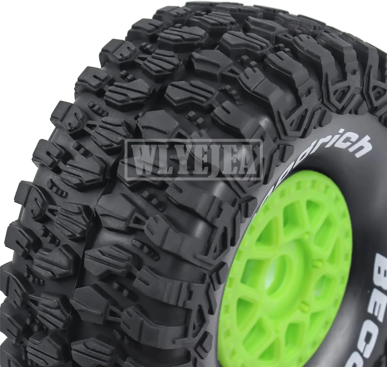 4PCS 135mm RC Short Course Truck Buggy Tires 17mm Hex Wheels and Tires 1/8 1/7 Scale RC Paddle Tires Fit for HSP Redcat ARRMA Mojave YK4072 DF7 TRAXXAS UDR 85086-4