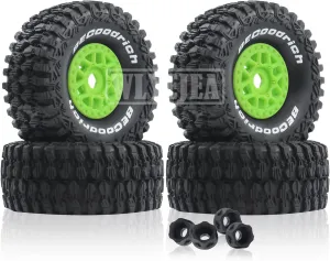 4PCS 135mm RC Short Course Truck Buggy Tires 17mm Hex Wheels and Tires 1/8 1/7 Scale RC Paddle Tires Fit for HSP Redcat ARRMA Mojave YK4072 DF7 TRAXXAS UDR 85086-4
