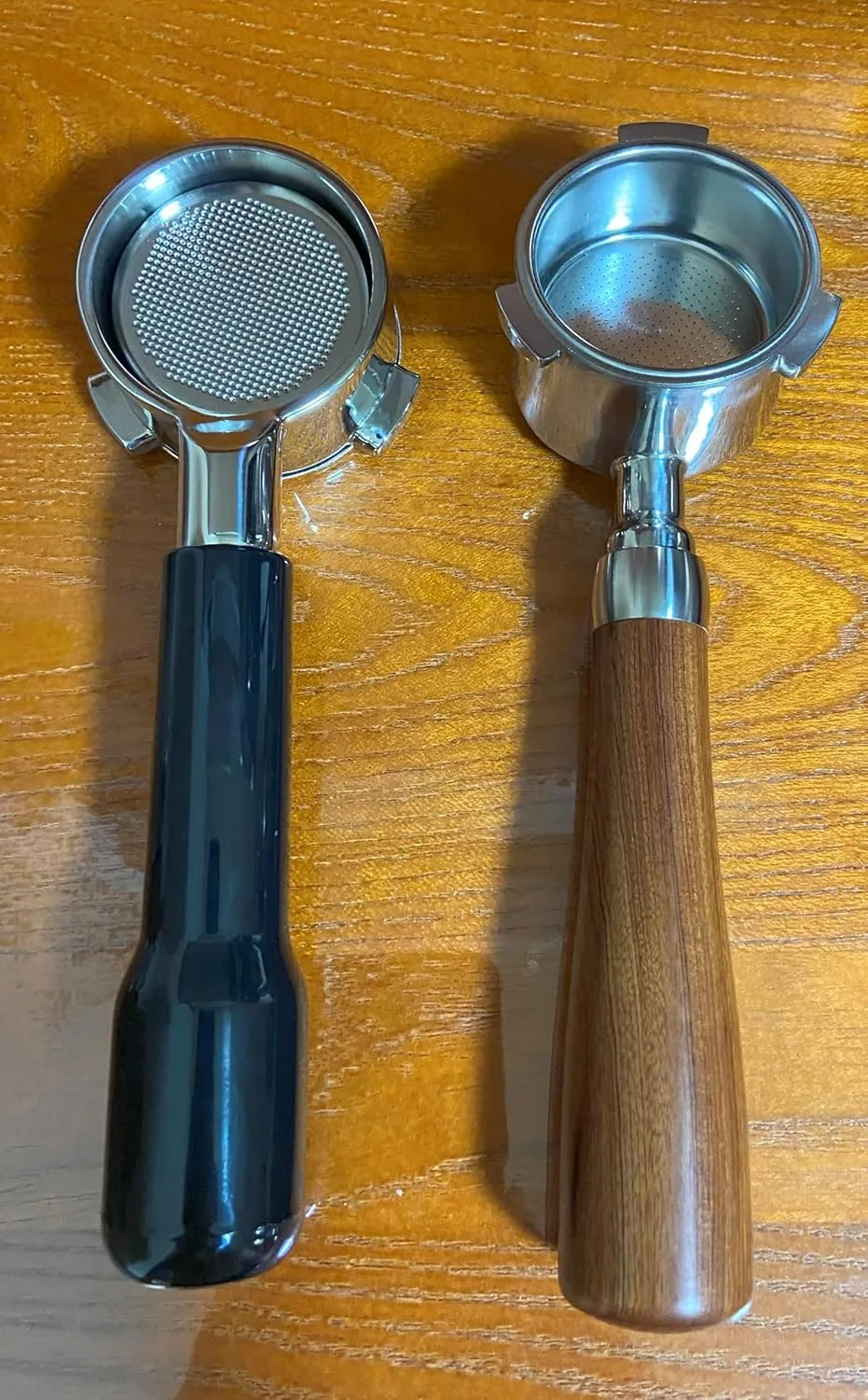 51mm Bottomless Portafilter Compatible with DeLonghi EC680 and EC685 Espresso Machine Stainless Steel Portafilter Along with Espresso Filter Basket Coffee Bottomless ABS Plastic