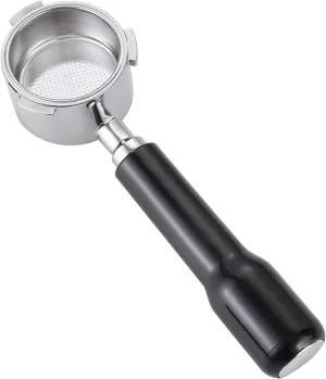 51mm Bottomless Portafilter Compatible with DeLonghi EC680 and EC685 Espresso Machine Stainless Steel Portafilter Along with Espresso Filter Basket Coffee Bottomless ABS Plastic
