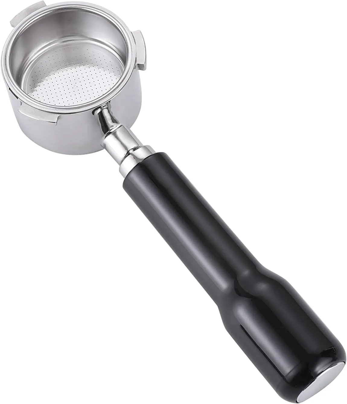 51mm Bottomless Portafilter Compatible with DeLonghi EC680 and EC685 Espresso Machine Stainless Steel Portafilter Along with Espresso Filter Basket Coffee Bottomless ABS Plastic