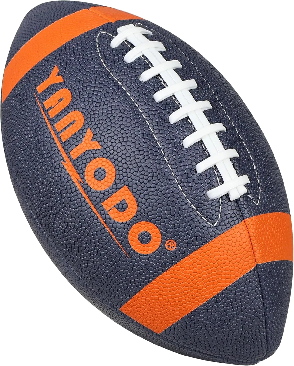 6 Pack Football Size 6 Junior Sized Ball with Textured Grip for Kids Youth Practice, Match and Scrimmage Play Indoors & Outdoors All Weather Use with Pump