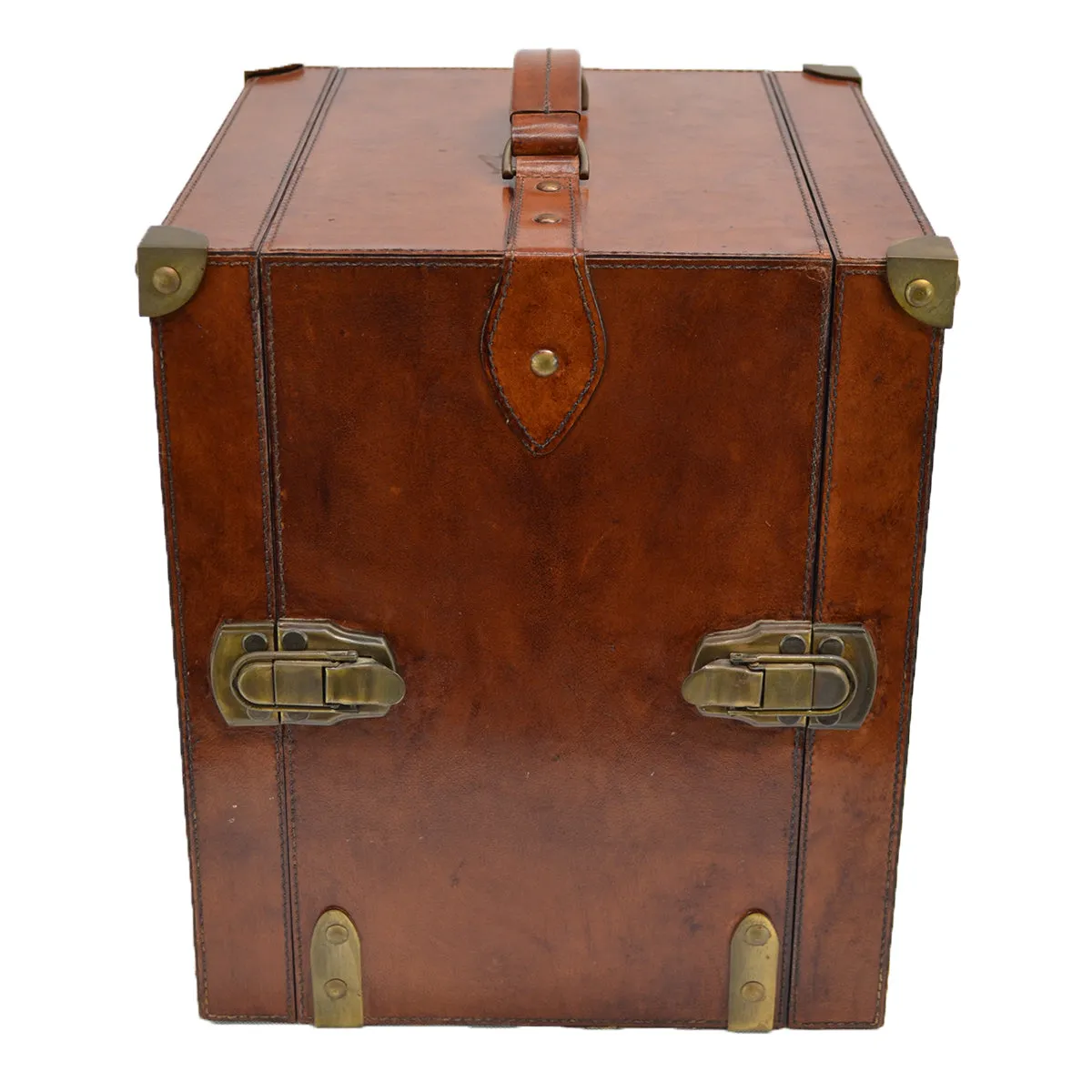 6 Wine Bottles Leather Carrier