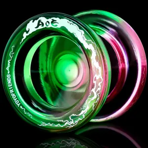 7YO Professional Responsive Yoyo for Kids 8-12, AOE Yoyo with Dual Function, 10 Strings, Unresponsive Bearing, Bearing Kit