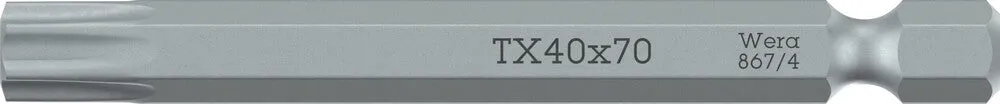 867/4 Z TORX® bits, TX 40 x 70 mm