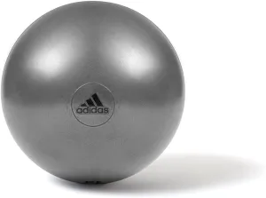adidas Gymball - Exercise Ball with Dual Textured Non-Slip Surface for Maximum Grip - for Core Workout, Improving Stability, and Posture at Home or The Gym - Hand Pump Included