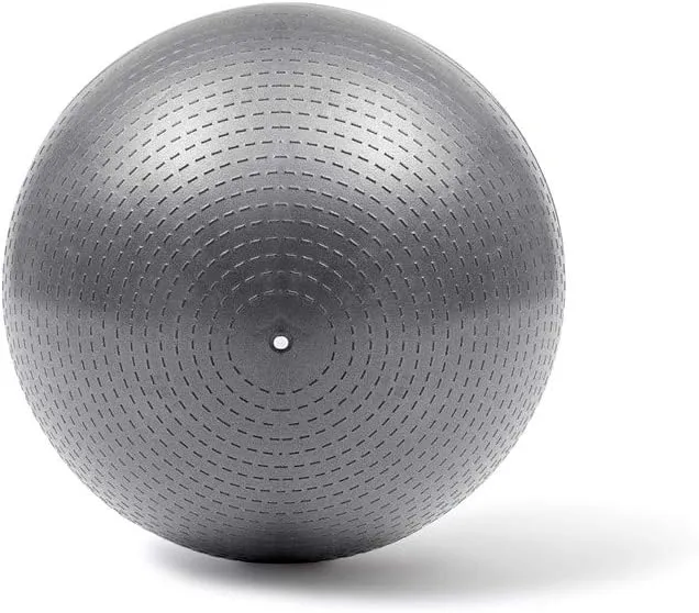 adidas Gymball - Exercise Ball with Dual Textured Non-Slip Surface for Maximum Grip - for Core Workout, Improving Stability, and Posture at Home or The Gym - Hand Pump Included