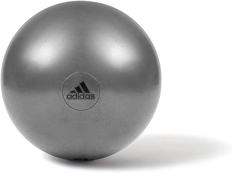 adidas Gymball - Exercise Ball with Dual Textured Non-Slip Surface for Maximum Grip - for Core Workout, Improving Stability, and Posture at Home or The Gym - Hand Pump Included
