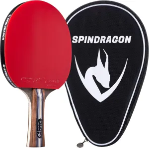 Apex Carbon Ping Pong Paddles | Professional Table Tennis Paddles with Carbon Fiber, Premium Rubber & Protective Carry Case to Elevate Your Play