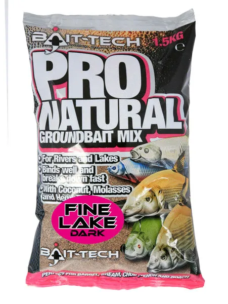 BAIT TECH Pro Natural Fine Lake Dark (1.5kg)