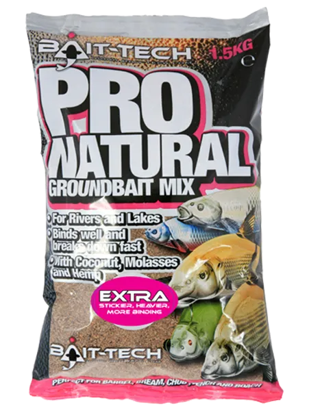 BAIT-TECH PRO NATURAL GROUNDBAIT RANGE 1.5kg