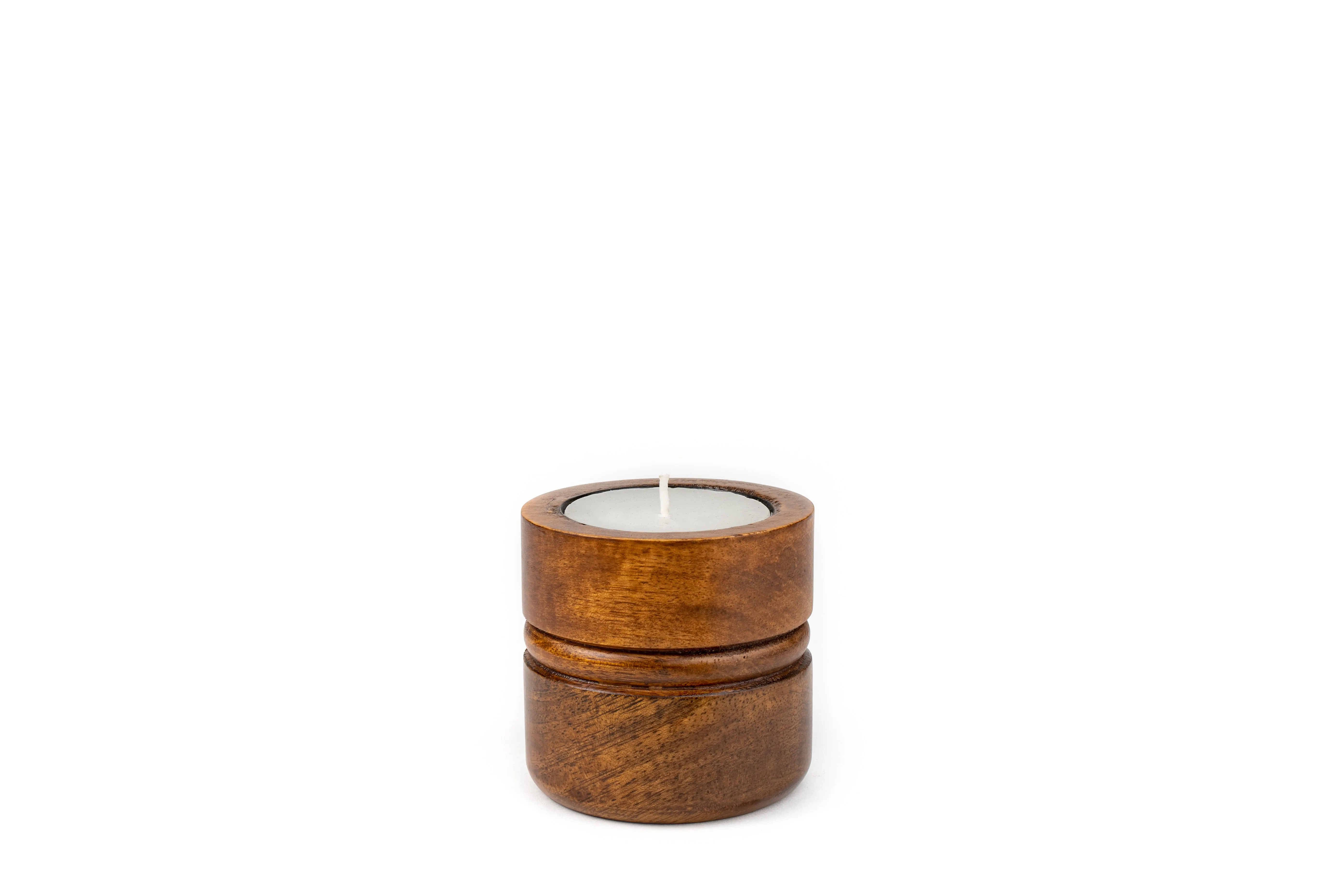 BAKU CANDLE STANDS- WALNUT