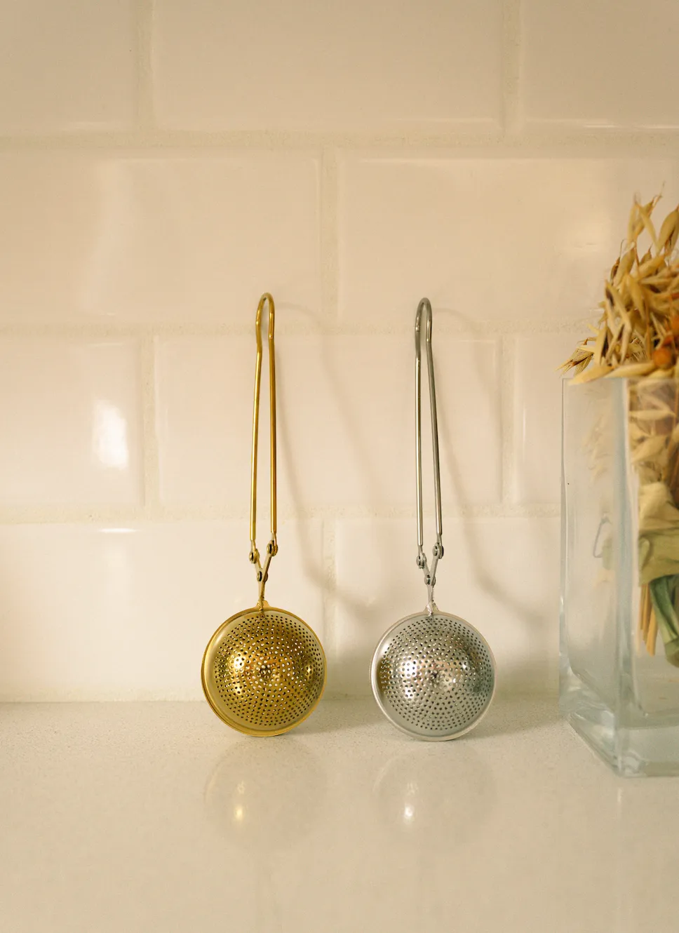 Bamboo Switch - Stainless Steel Tea Strainer | Infuser | Bestseller