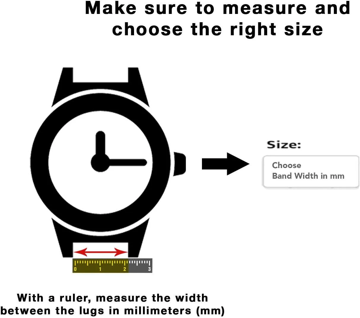 Bandini Silicone Watch Bands - Curved End - Soft Rubber Replacement Watch Straps - Waterproof - Stainless Steel Buckle - Many Colors - 18mm, 20mm, 22mm