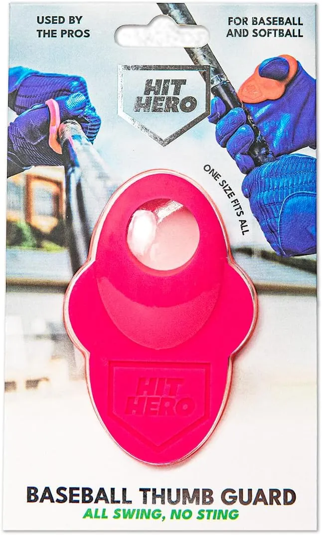 Baseball Thumb Guard, Batters Batting Grip, Finger Guard, Accessory, Batting Protection, Reduce Bat Sting, Hitting Aid