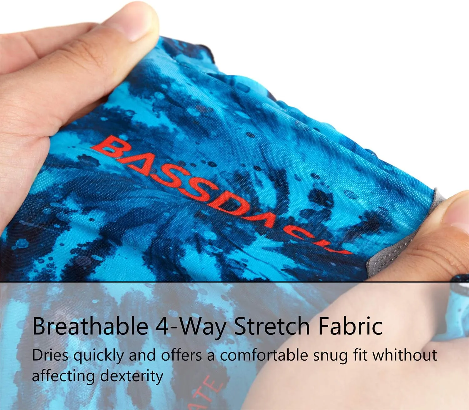 BASSDASH ALTIMATE Fishing Gloves Sun Protection Fingerless Hunting UPF 50  Men’s Women’s UV Gloves