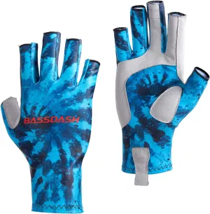 BASSDASH ALTIMATE Fishing Gloves Sun Protection Fingerless Hunting UPF 50  Men’s Women’s UV Gloves