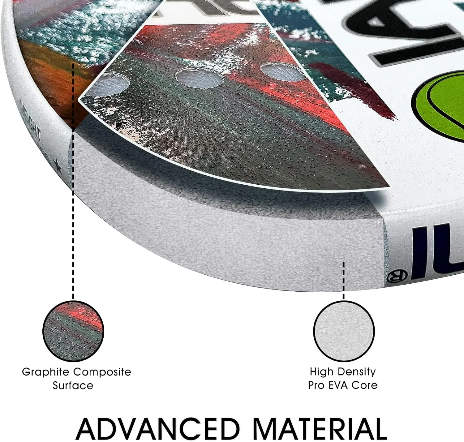 Beach Tennis Paddle Beach Tennis Racket Carbon Fiber with EVA Memory Foam Core Tennis Paddles