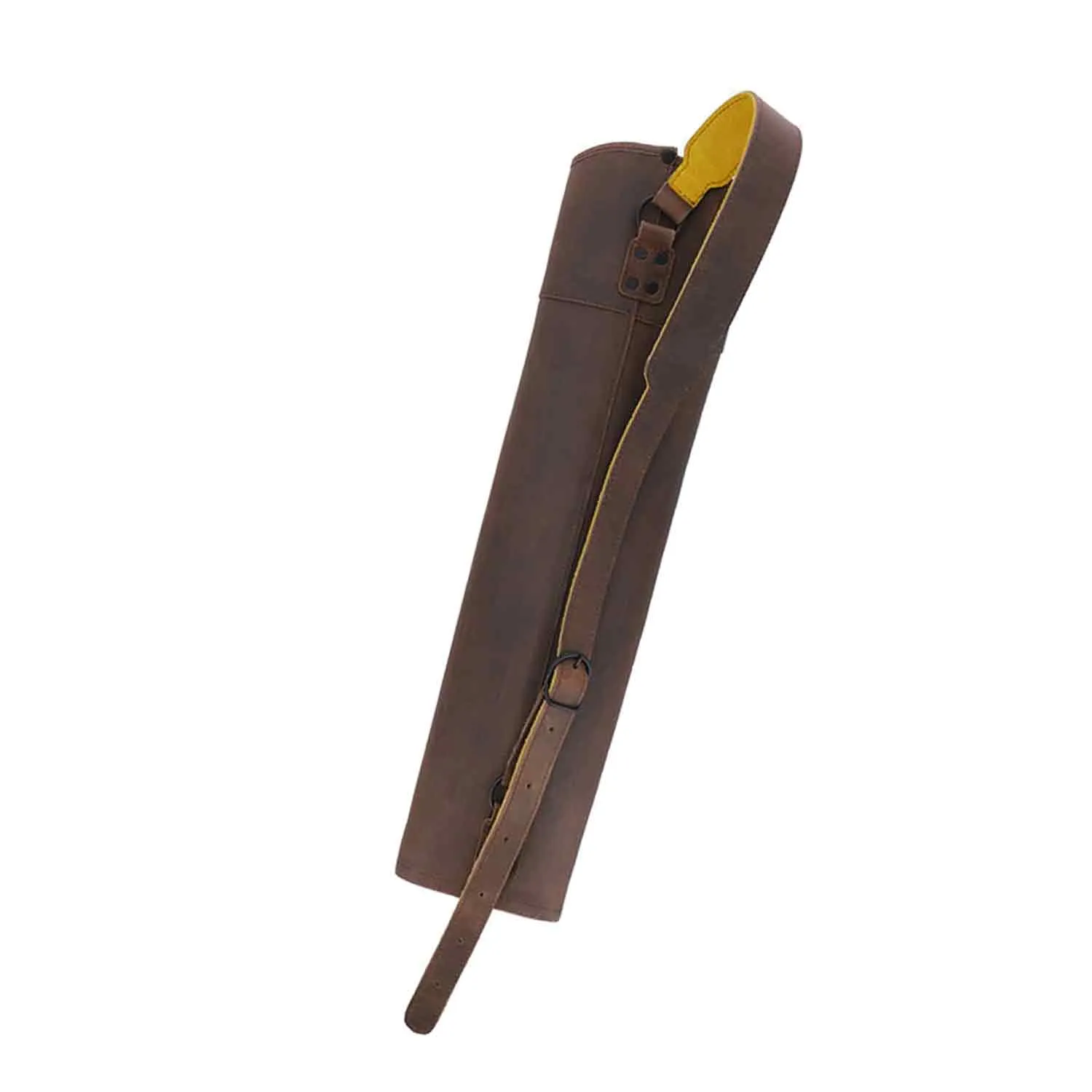 Bearpaw Leather Back Quiver (Dark Brown)
