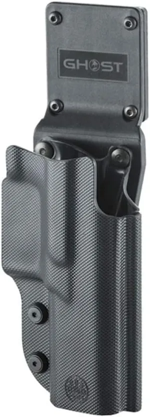 Beretta E01205 Thermo-Formed ABS Civilian for Full Size APX Concealed Carry OWB Outside The Waistband Right Hand Carry Black Belt Holster, OSFA