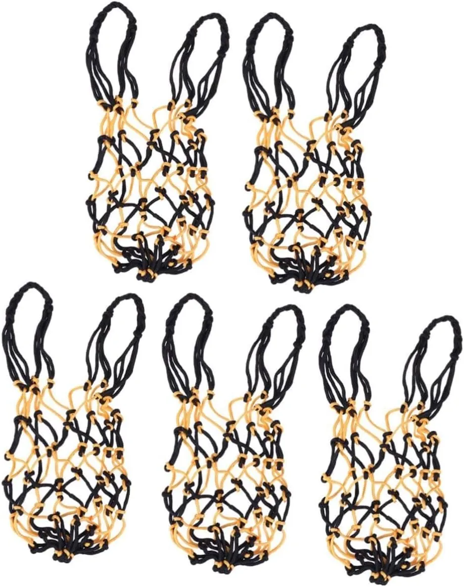 BESPORTBLE Nylon Soccer Carrier Ball Bag Soft Fleece Dust Draw Bags Chain Net The Tote Bag Draw Mesh Net Travel