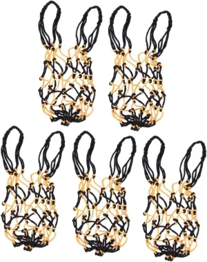 BESPORTBLE Nylon Soccer Carrier Ball Bag Soft Fleece Dust Draw Bags Chain Net The Tote Bag Draw Mesh Net Travel