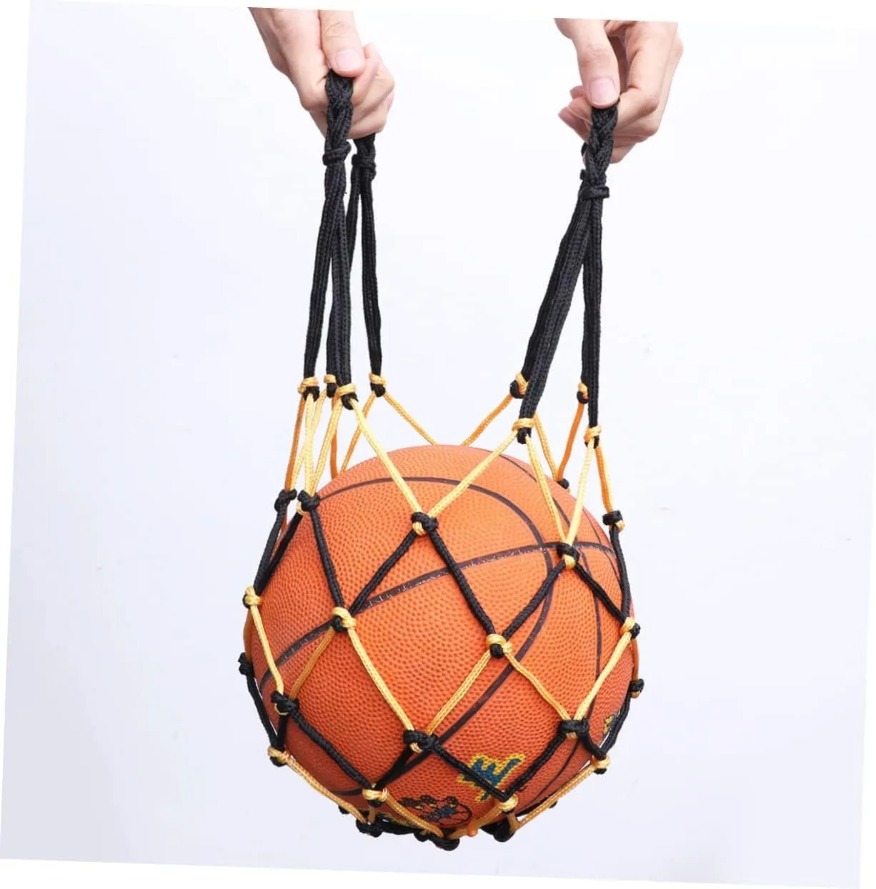 BESPORTBLE Nylon Soccer Carrier Ball Bag Soft Fleece Dust Draw Bags Chain Net The Tote Bag Draw Mesh Net Travel
