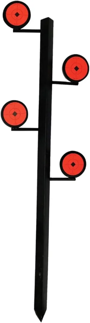 BIRCHWOOD CASEY World of Targets Shooting Sports Competition 4 Steel 3.5" Target Paddles Rimfire Dueling Tree