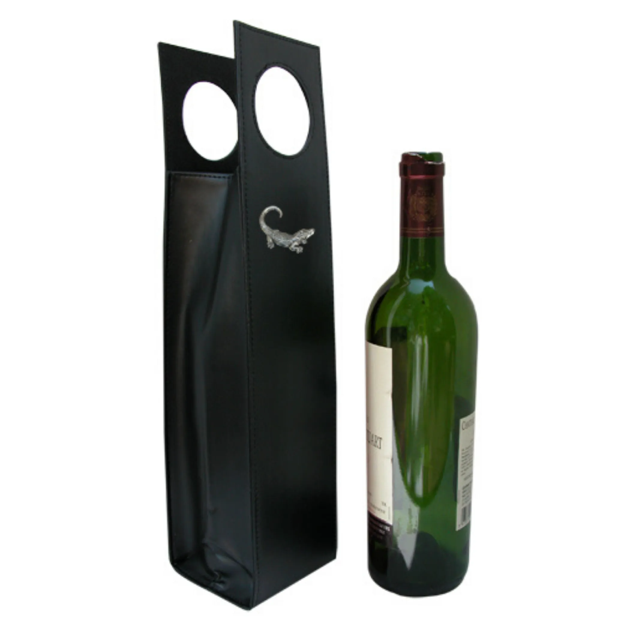 Black beverage carrier Silver Gator theme