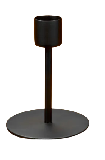 Black Taper Candle Holder