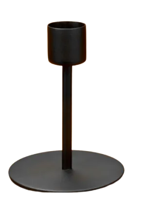 Black Taper Candle Holder