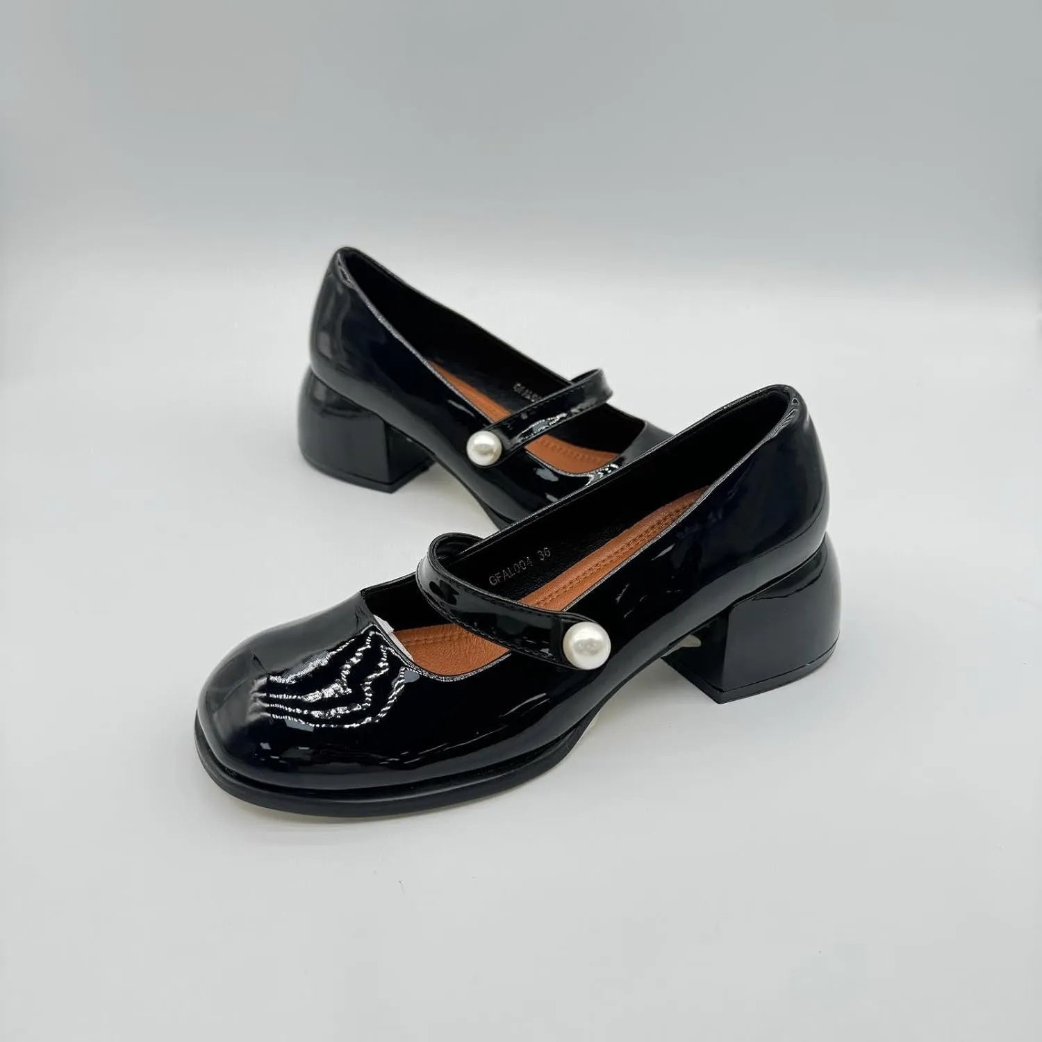 Black Women's ShoesWomen's Thick Soled Thick Heeled ShoesWomen's Low Heeled Formal ShoesSuitable for Ladies to Wear Casual Shoes for Daily Shopping or Parties