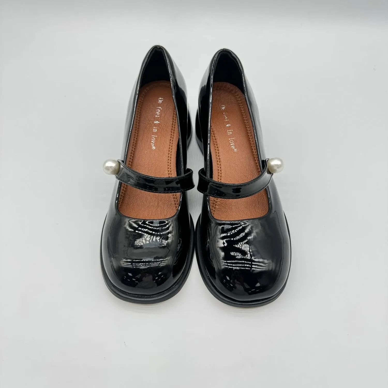Black Women's ShoesWomen's Thick Soled Thick Heeled ShoesWomen's Low Heeled Formal ShoesSuitable for Ladies to Wear Casual Shoes for Daily Shopping or Parties