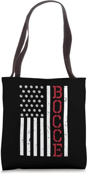 Bocce Loves Boules Sport Ball Player Lawn Bowling Bocce Ball Tote Bag