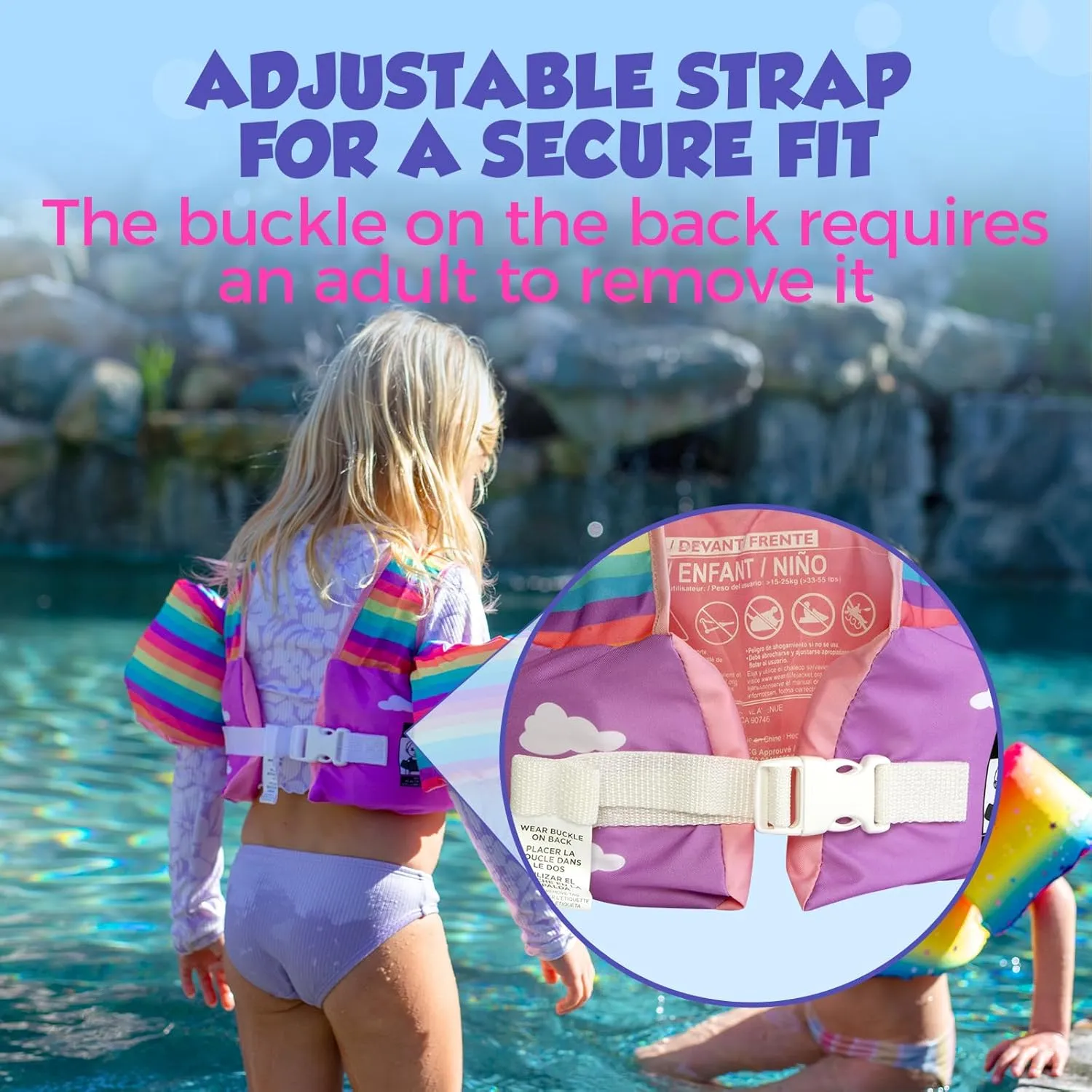 Body Glove Paddle Pals Motion Life Jackets - The Safest Patented U.S. Coast Guard Approved Kids Swim Vest 33-55 LBS