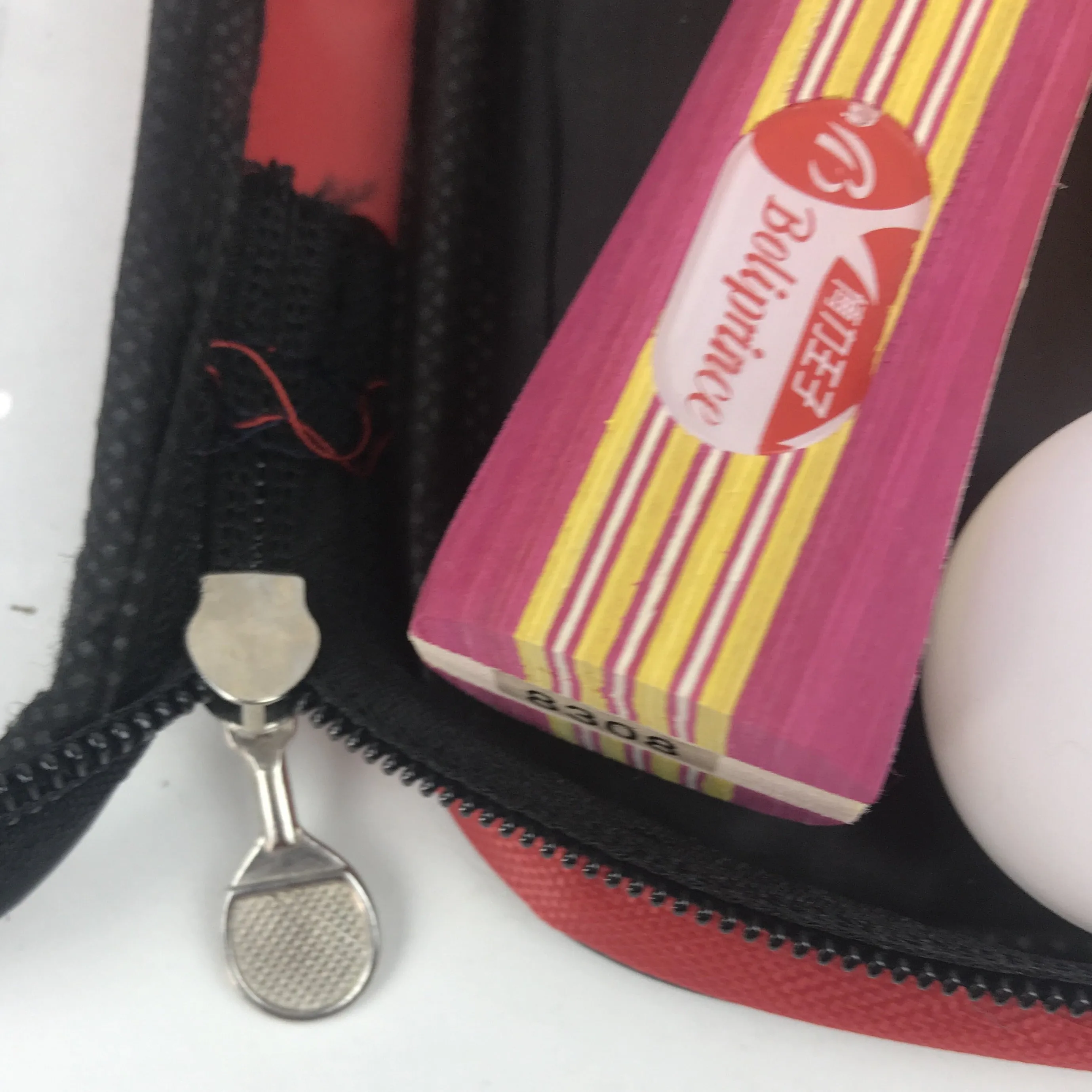 Boliprince Table Tennis Racket Set - 2 Ping Pong Paddles, 3 Balls in Zip Case - NEW